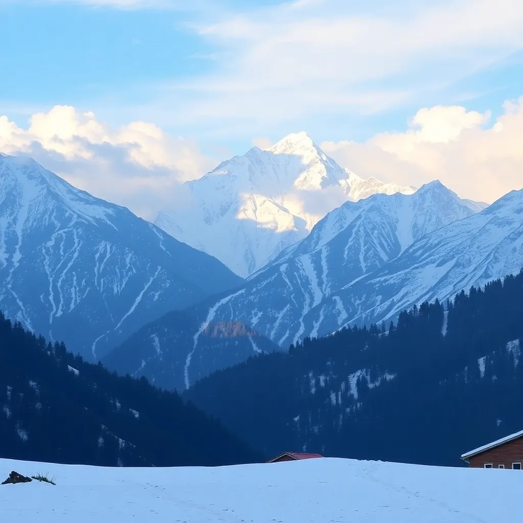 Mountainous region of Langtang