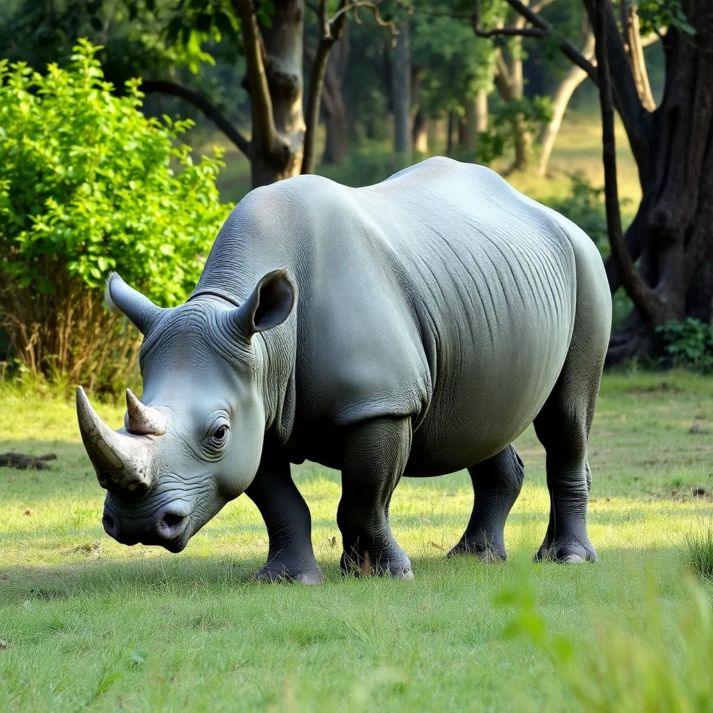 Rhino in Chitwan national park